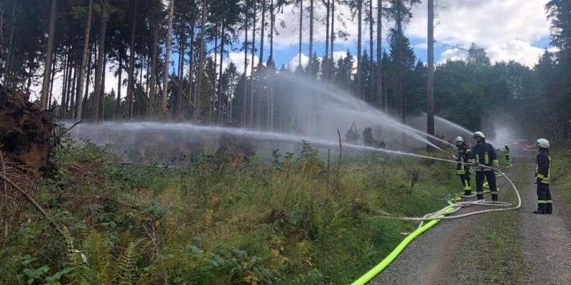 Großübung in Lamspringe: 750 Einsatzkräfte machen mit - Helfer auch aus dem Kreis Holzminden dabei