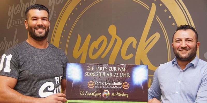 „Die Party zur WM“ bildet den Auftakt in der neuen Yorck-Eventhalle