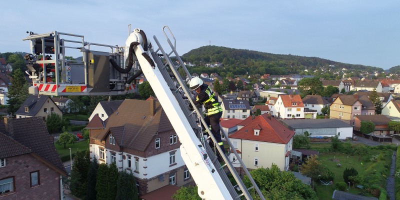 Hoch hinaus für die Ausbildung der Stadtoldendorfer Feuerwehr