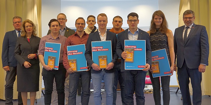 Applaus für die Besten: Handwerkskammer ehrt die 58 besten Nachwuchshandwerker