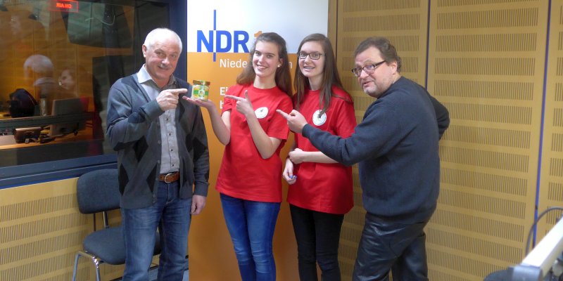V.l.: Andreas Müller, Kira Kolle, Julia Beyer und Jens Krause. Foto: NDR