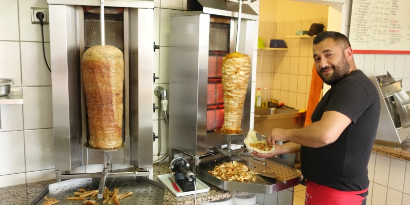 Seit fünf Jahren der Chef am Dönerspieß