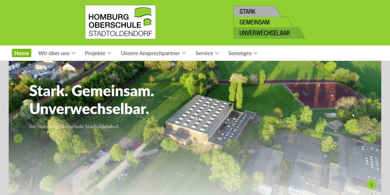 Stark. Gemeinsam. Unverwechselbar. Neue Website der Oberschule Stadtoldendorf gestartet