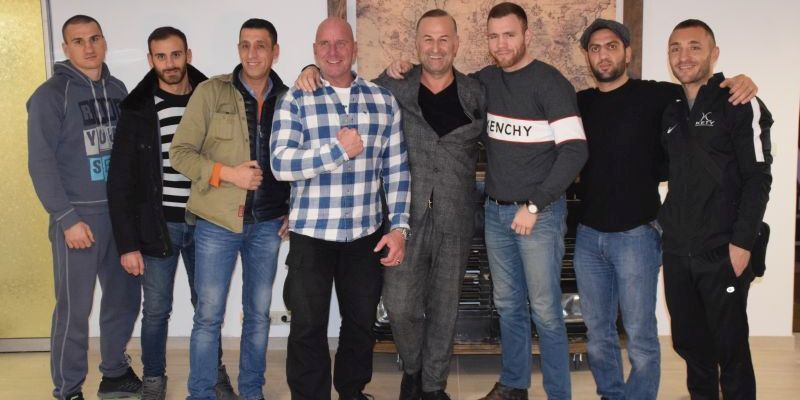 v.l.n.r.: Emil Markic, Omar Siala, Jamal Ibrahim, Dirk Schröder, Redzo Dedeic, Tommy Punch, Armenak Hovhannisyan, Predrag Radosevic