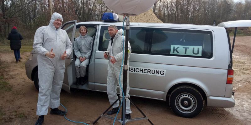 Als Spurensicherer beim Tatort Holzminden: Ein Gespräch mit Komparsen