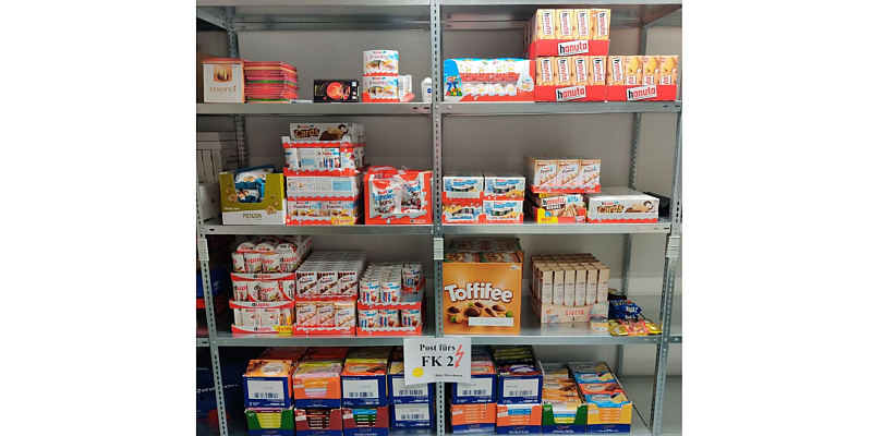 Schokolade im Wert von circa 2.200 Euro gestohlen