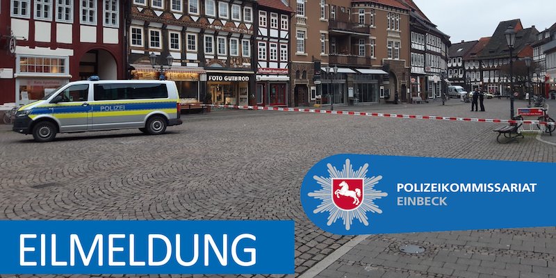 Bombendrohung in Einbecker Innenstadt