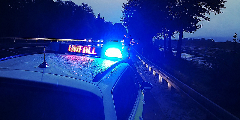 Hameln: Sattelzug nach Unwetter verunglückt