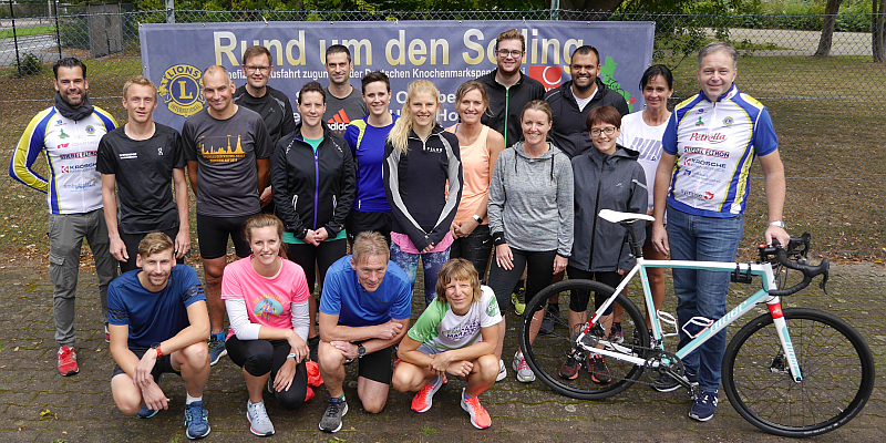 „Rund um den Solling“: DKMS kann sich freuen - Läufer unterstützen Radsportler beim Einsatz für den guten Zweck