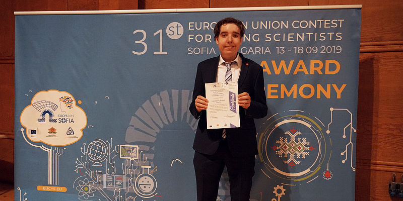 Paul-Gerhardt-Schüler Constantin Tilmann Schott (16) ist Europapreisträger im Jahr 2019 