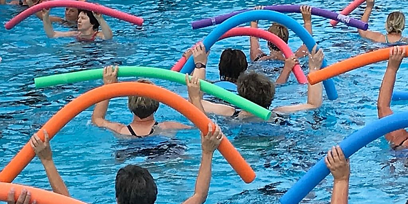 Aquajogging  des SV Stadtoldendorf im Hallenbad 
