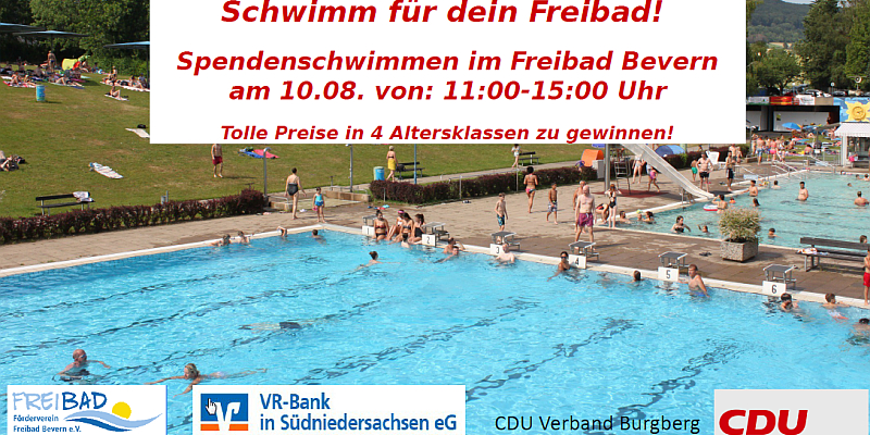 Schwimm für dein Freibad“ in Bevern 