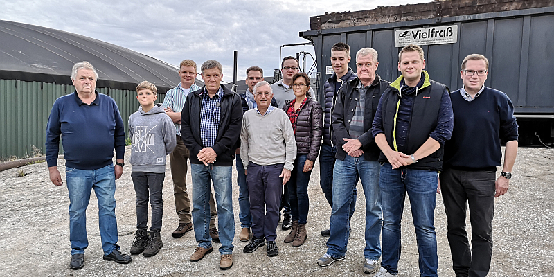 Moderne Landwirtschaft als Säule des Mittelstandes - Mittelstandsvereinigung besucht Hof Spangenberg in Denkiehausen