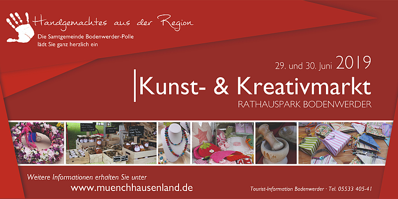 Handgemachte Schätze: Samtgemeinde Bodenwerder-Polle lädt zum Kunst- und Kreativmarkt