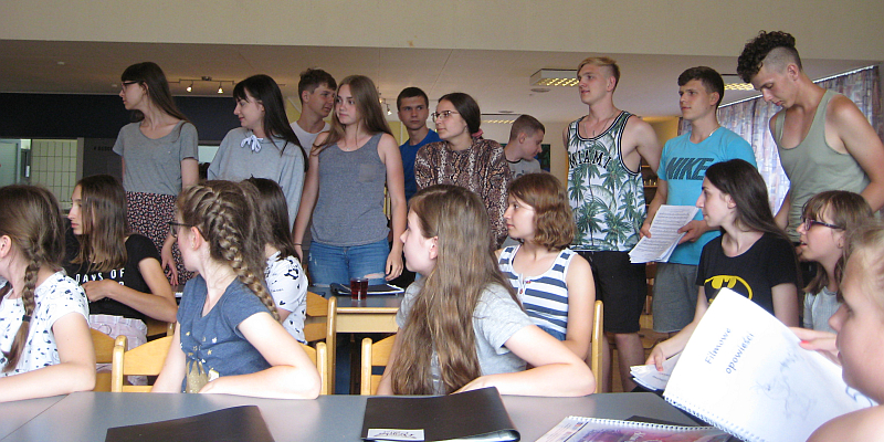 Besuch des Projektchors „Angelus cantat“