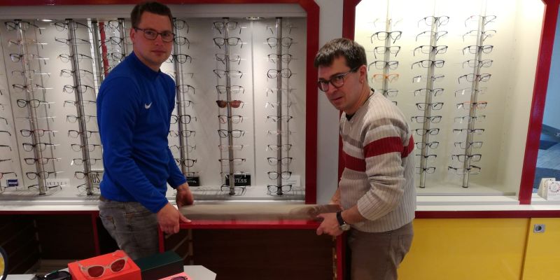 Alles neu macht der Mai! Ladenumbau bei der Schröder Optik GmbH in Stadtoldendorf 