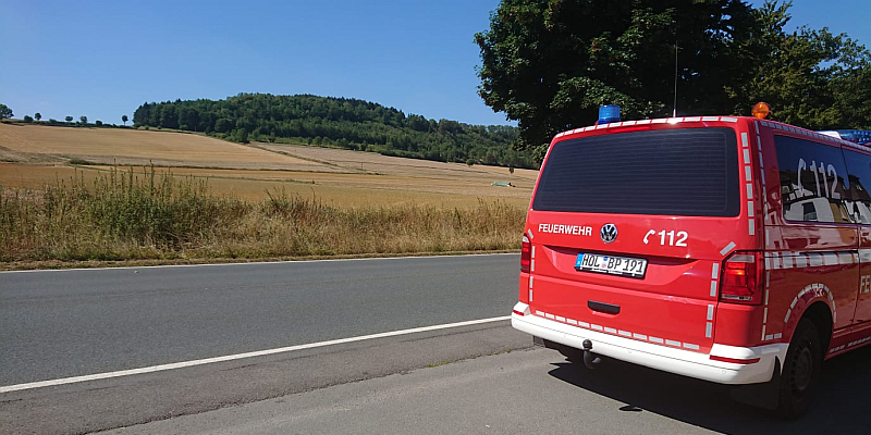 Kein Flächenbrand kurz vor Heinsen – Feuerwehr ermutigt Bürgerinnen und Bürger weiterhin aktiv auf Brände zu achten