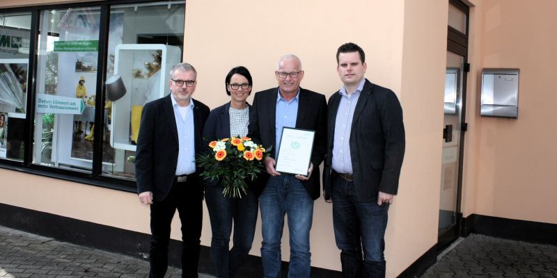 Albert Saudhof 25 Jahre bei LVM Ebbighausen