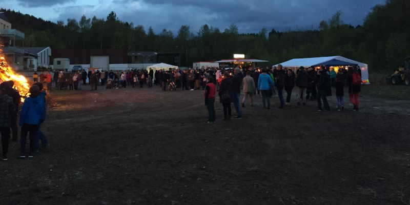 Vorfreude auf das Johanni-Osterfeuer in Eschershausen