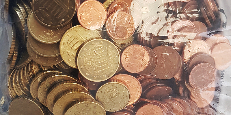 Woher stammt das Münzgeld an der Landesstraße 550?