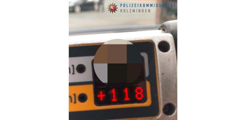 118 km/h bei erlaubten 50 km/h: Polizei stellt Raser