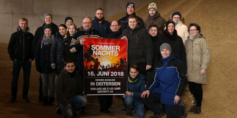 Sommernachtsparty des TTC Deitersen am 16. Juni