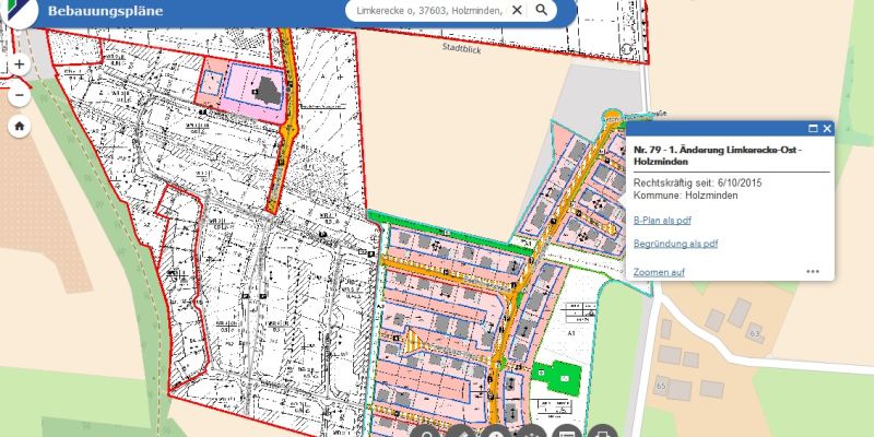 Neuer Online-Service des Landkreises Holzminden – Bebauungspläne sind nun 24/7 abrufbereit