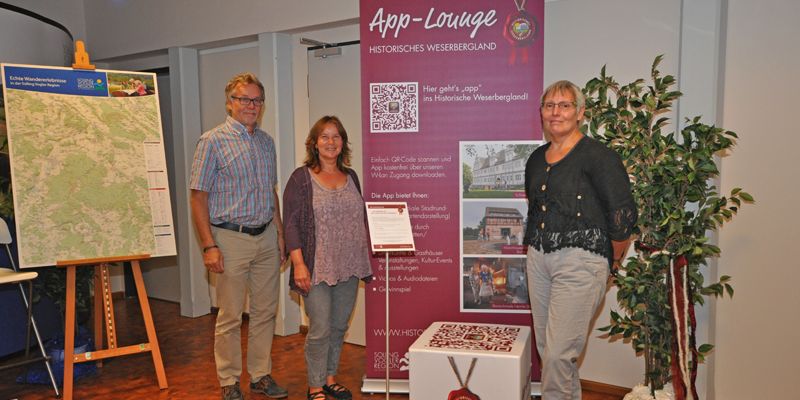 Geschichte neu erleben: Im Rahmen des Projekts „Historisches Weserbergland“ richten drei Orte in der Solling-Vogler-Region App-Lounge für Gäste ein