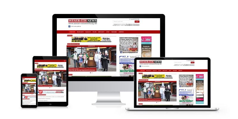 Zeit für ein neues Gesicht: Onlinezeitung Weser-Ith News im modernen Layout zukunftsfähig aufgestellt