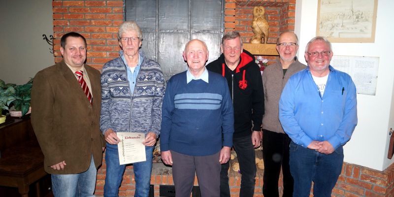 Siegfried Brennecke ist Ehrenmitglied des TSV Holenberg