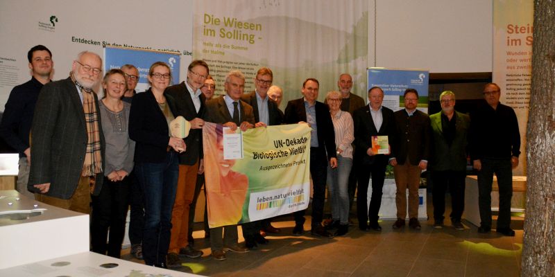Gute Naturschutzarbeit im Naturpark - Projekt „Kooperativer Naturschutz“ als Offizielles Projekt der UN-Dekade „Biologische Vielfalt“ ausgezeichnet 
