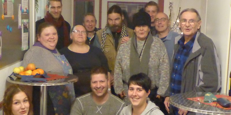 Weihnachtsfeier der ambulanten Hilfe für Wohnungslose -obdachlos und doch bedacht-