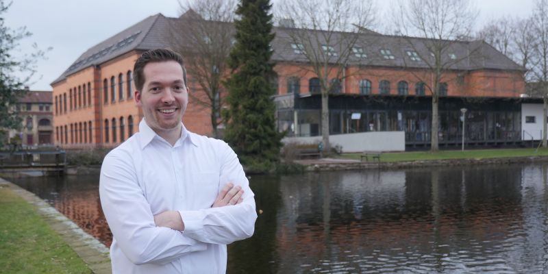 Studieren ohne Abitur - Philipp Garbe absolviert sein BWL-Studium an der HAWK in Holzminden über den dritten Bildungsweg
