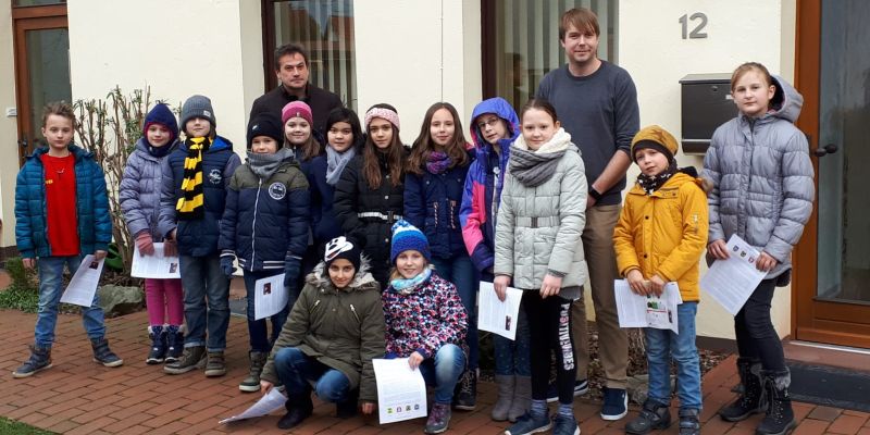 Grundschule Hehlen zu Besuch in der Gemeindeverwaltung