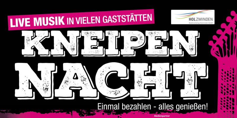 Kneipennacht Holzminden am 9. März 2019 - Bereits die vierte Auflage des beliebten Kneipenfestivals