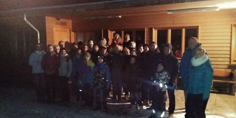Braunkohlwanderung des MTSV Jahn bei winterlichem Kaiserwetter