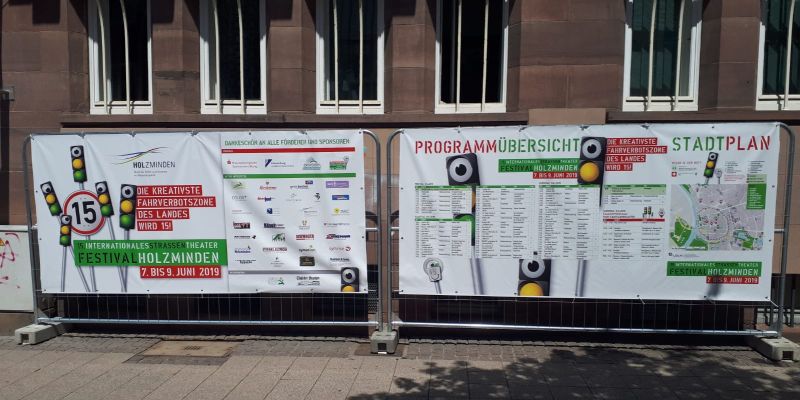 Der Countdown für das Straßentheater läuft