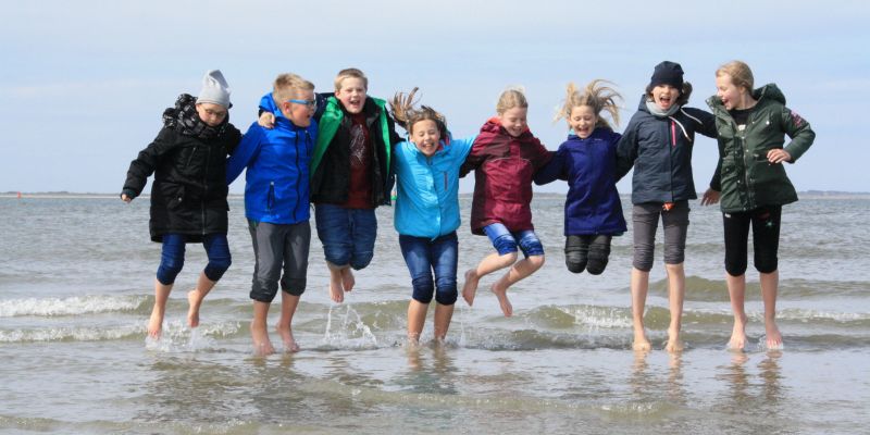 Auf Landgang in  Norddeich - Klassenfahrt der Ritterhofschule Polle