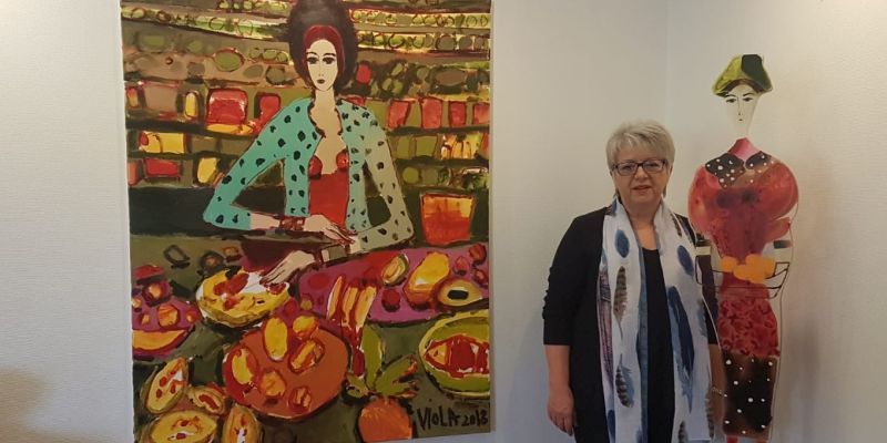 30 Jahre Künstlerin „ViOLA“ – Vernissage am 07. Oktober in der GALERIE XIX