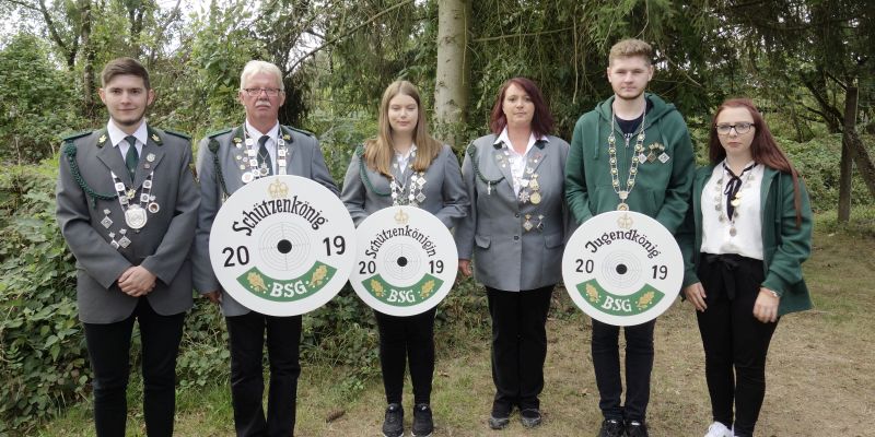 Neues Königspaar bei der Bürgerschützengilde 