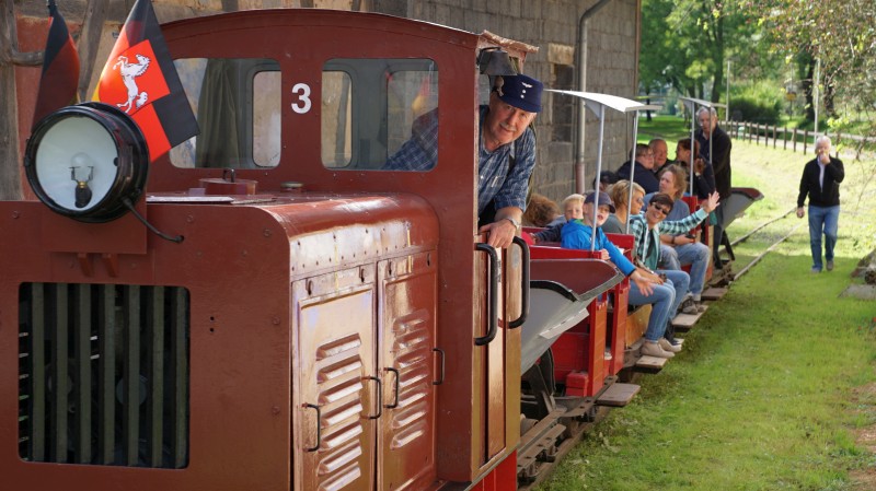 Am Sonntag ist wieder Feldbahntag am Mühlenanger