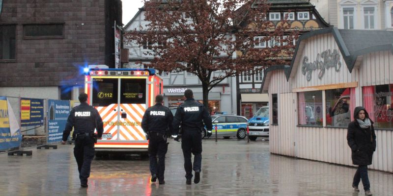 Messerangriff auf dem Marktplatz in Höxter: Mutmaßlicher Täter aus Holzminden festgenommen 