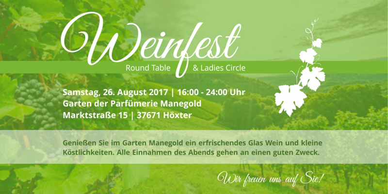 Round Table und Ladies Circle schenken ein… 