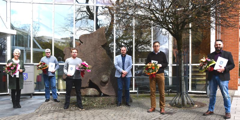 Jubilare beim Landkreis Holzminden geehrt