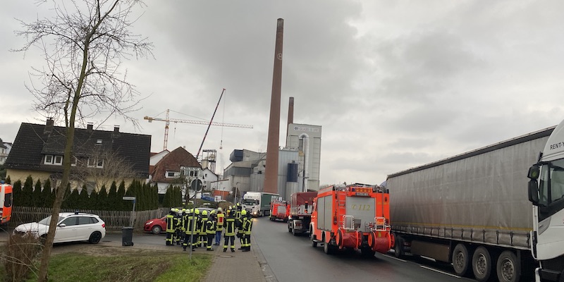 Feuerwehreinsatz im Alten Postweg in Holzminden