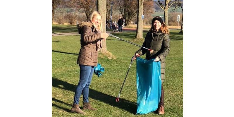 Ladies beteiligen sich an internationaler Müllsammelaktion