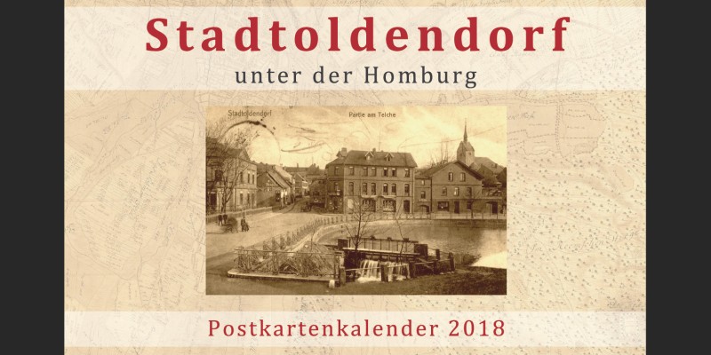 Stadtoldendorfer Historie im Postkarten-Kalender für das Jahr 2018