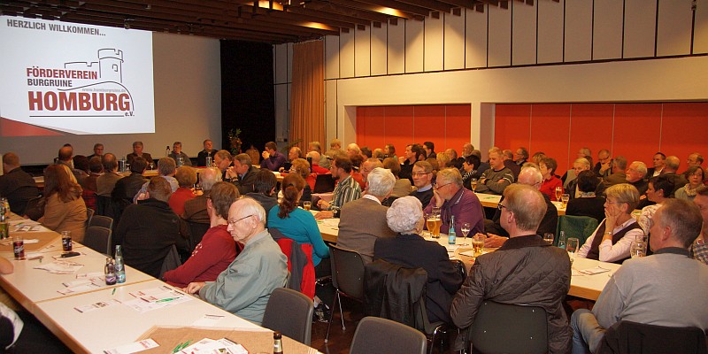 Viele Themen rund um die Homburg zur Mitgliederversammlung