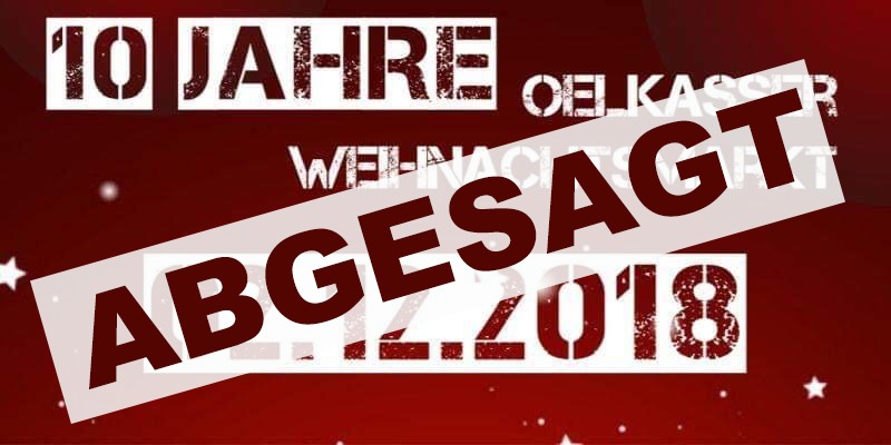 Oelkasser Weihnachtsmarkt fällt aus