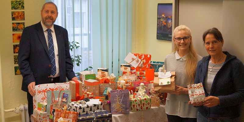 Zweigstelle des Weihnachtsmannes im Rathaus